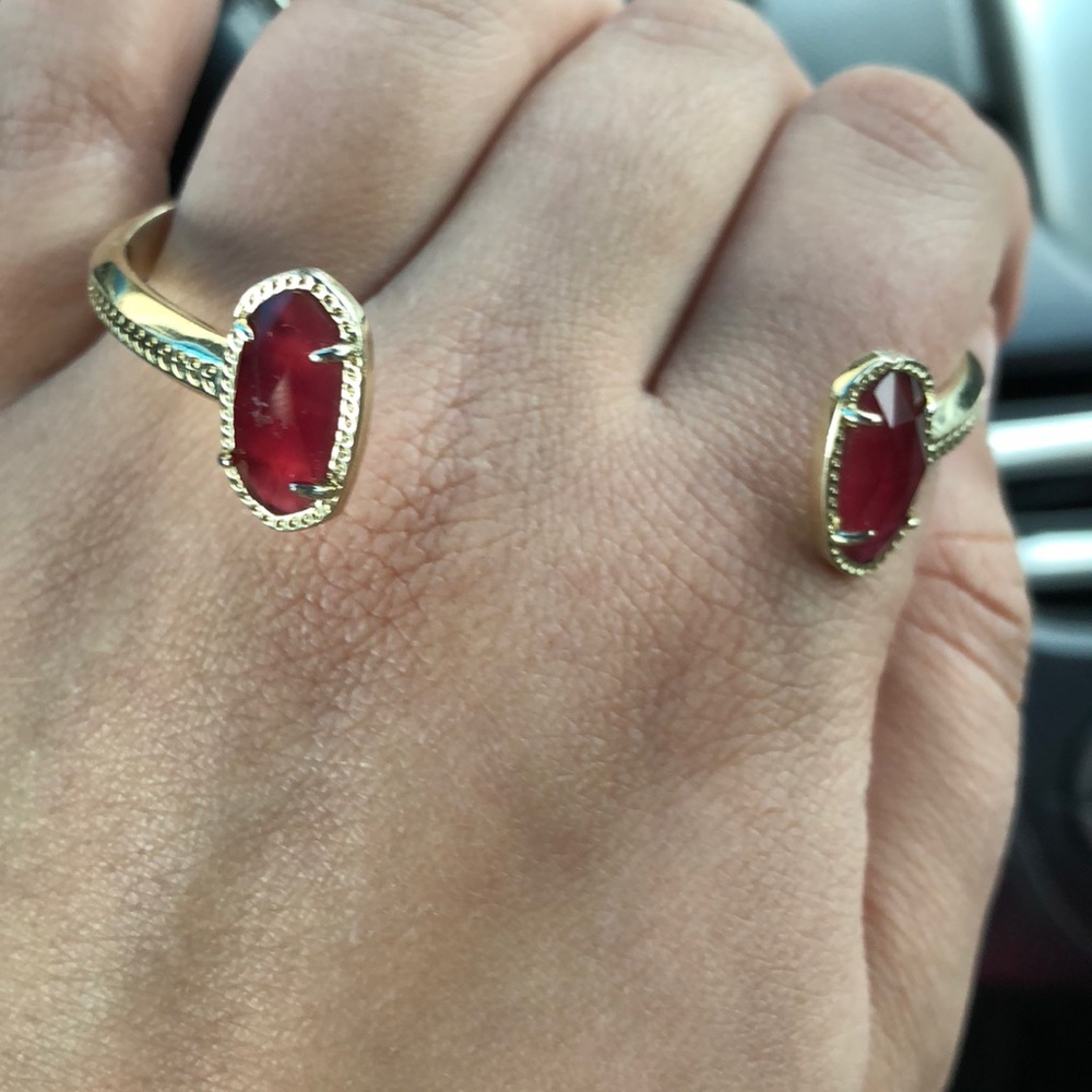 Kendra Scott ruby red bangle